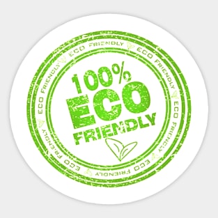 100% ECO Sticker